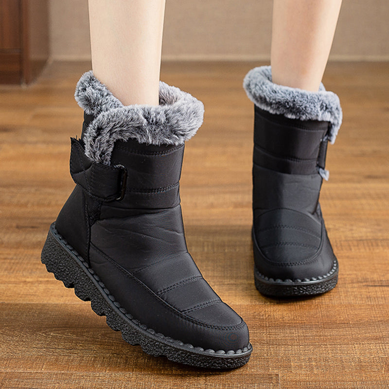 Bota Winter Comfort - Elegância e Conforto para os Dias Frios com pelúcia impermeável