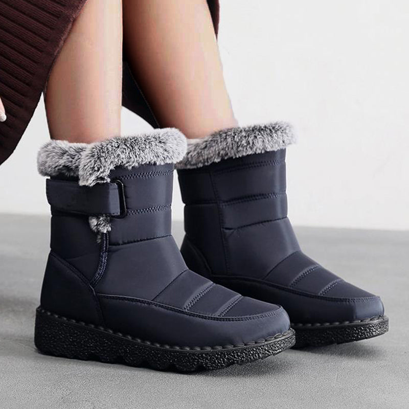 Bota Winter Comfort - Elegância e Conforto para os Dias Frios com pelúcia impermeável