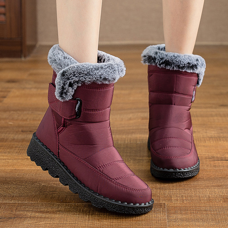 Bota Winter Comfort - Elegância e Conforto para os Dias Frios com pelúcia impermeável