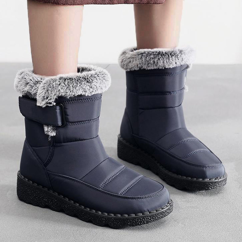 Bota Winter Comfort - Elegância e Conforto para os Dias Frios com pelúcia impermeável