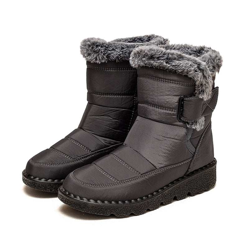 Bota Winter Comfort - Elegância e Conforto para os Dias Frios com pelúcia impermeável