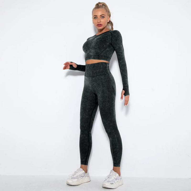 Conjunto Fitness Cintura Alta Top e Legging