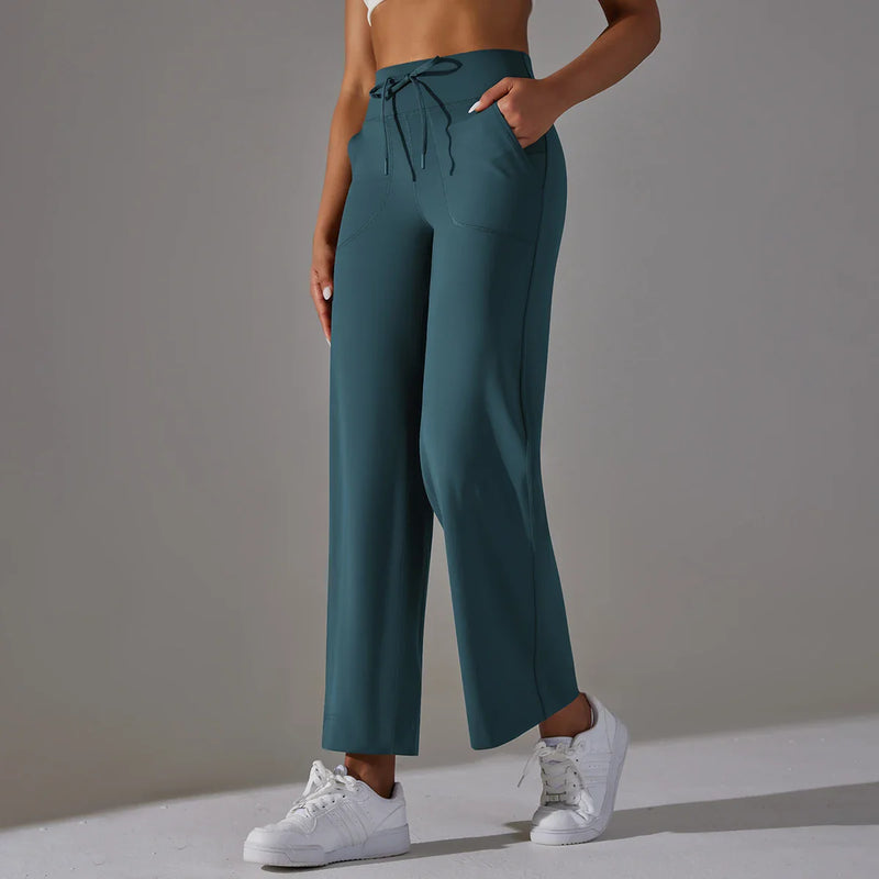 Calça Wide Leg de Alto Desempenho e Estilo ActiveFlex