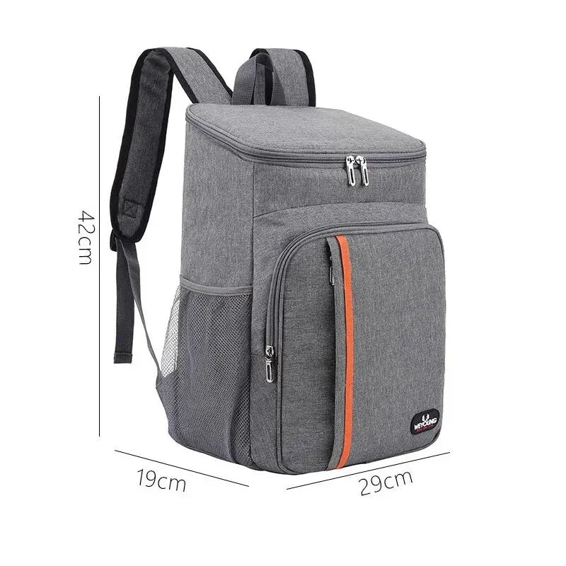 Mochila Cooler com Isolamento Térmico Antivazamentos à Prova D'Água ThermoBag