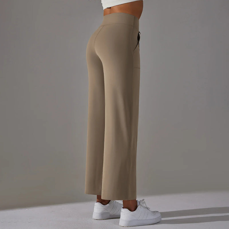 Calça Wide Leg de Alto Desempenho e Estilo ActiveFlex