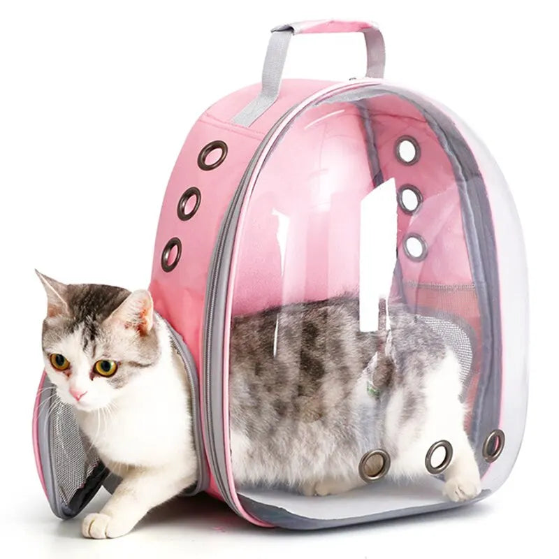 Mochila Transparente para Transporte de Pets Pequenos PetCapsule